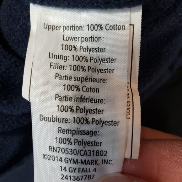 Gymboree Corduroy Trim Puffer Vest Size 4T - 5T Navy Blue Pockets Snap / A290 - Picture 7 of 7